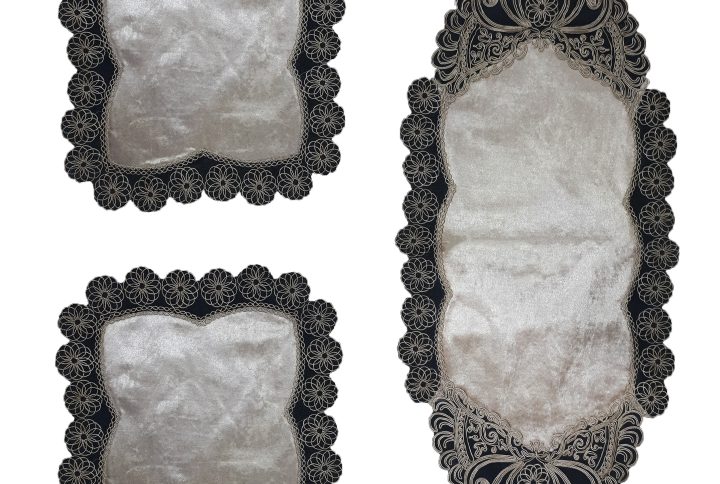 ست رومیزی 3 تکه مدل M_5323