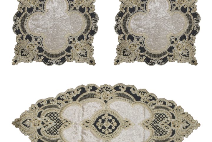 ست رومیزی 3 تکه مدل M_7205