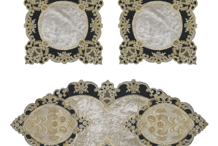 ست رومیزی 3 تکه مدل M7220