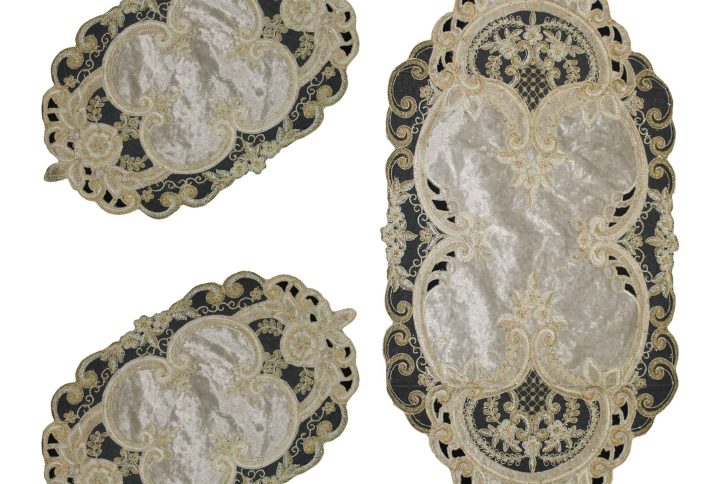 ست رومیزی 3 تکه مدل M_7228