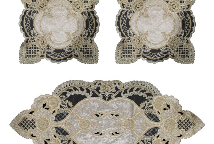 ست رومیزی 3 تکه مدل M_7211